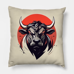 Bull Angry Pillow