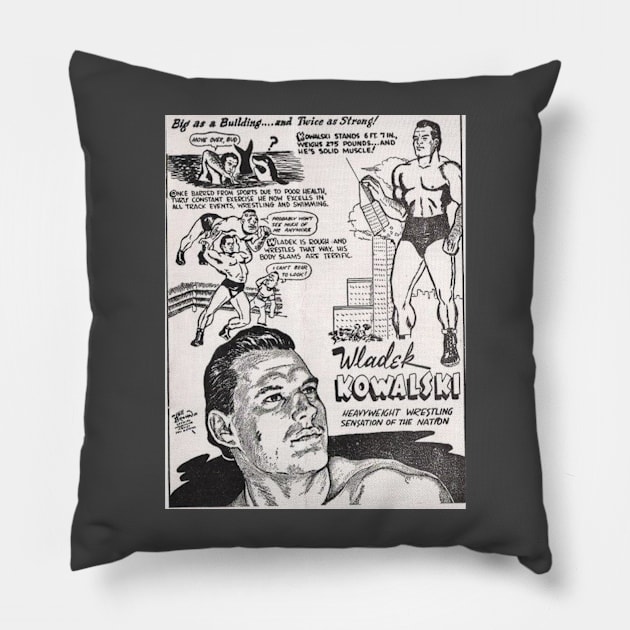 Kowalski '57 Pillow by 519WindsorWrestling