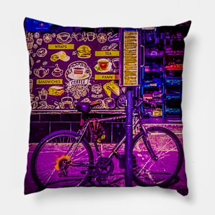 Greenpoint Brooklyn Purple New York City Pillow