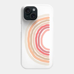 Subtly Sensual Peach Fuzz Rainbow 2024 Phone Case