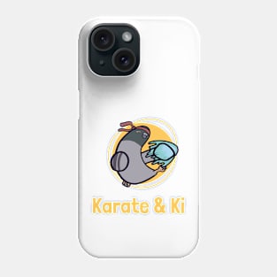 Karate & Ki Pigeon Monk Design Phone Case