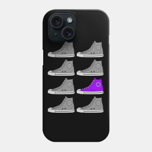 Stand Out From The Crowd | Purple Sneaker Phone Case