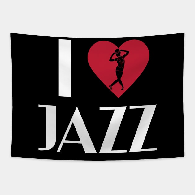 I love jazz Tapestry by Emmi Fox Designs