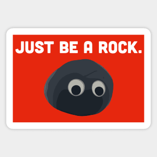BLUPARK Everything Everywhere All At Once Rock Gift Funny Rock Cosmetic Bag  Movie Inspired Zipper Pouch Just be a Rock Gift (hahahaha Rock)
