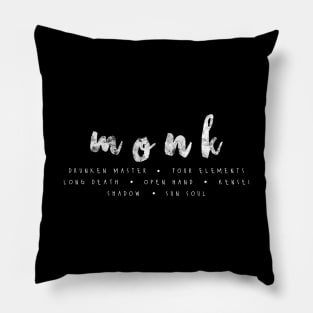 Monk Dungeons and Dragons | D&D | DnD Gifts | RPG Gifts Pillow