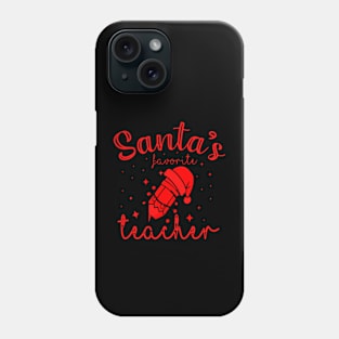 Santa Teacher Phone Case