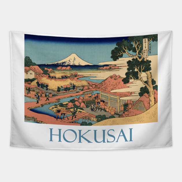 Hokusai tapestry top