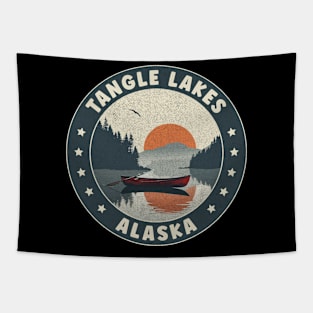 Tangle Lakes Alaska Sunset Tapestry