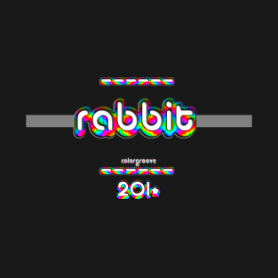 Rabbit 2010 ColorGroove Retro-Rainbow-Tube nostalgia (tf) T-Shirt