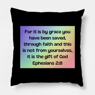 Bible Verse Ephesians 2:8 Pillow