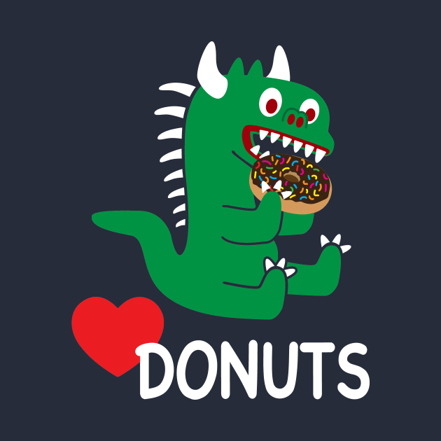 Lil Hodag - Donut Muncher Children's Character by BlueSkyTheory
