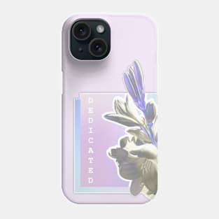 Soft flowers lilium print Phone Case