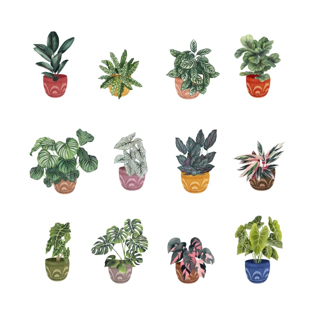 House  Plants illustration 2 by Gush Art Studio 1