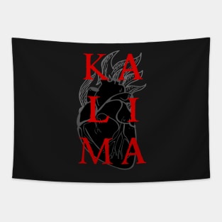 Kali Ma - Burning Heart - Indy Tapestry