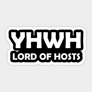 YHWH God Lion Yahweh Christian Bible Verse Evangelical Vinyl Sticker