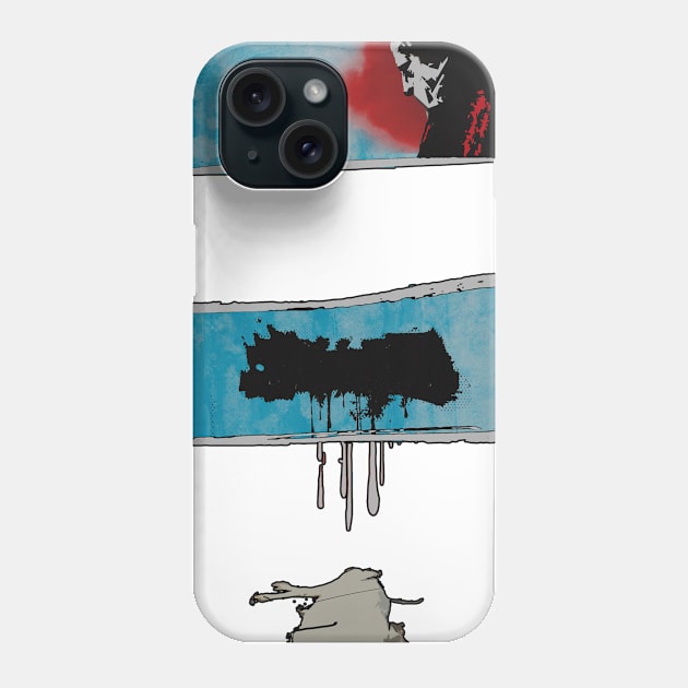 A Comic in Three Panels Phone Case by DevanGill