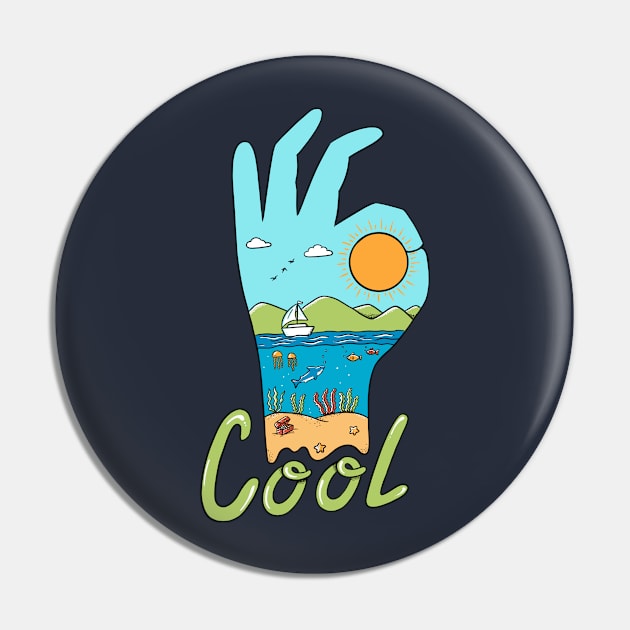 Cool Nature Pin by coffeeman