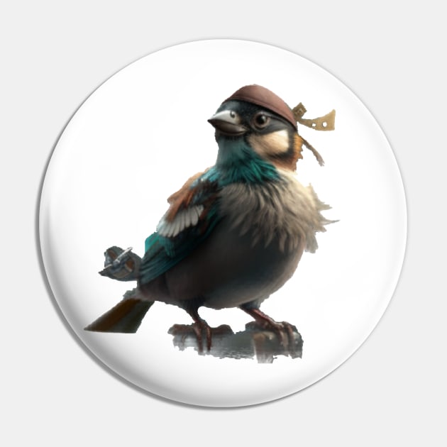 Pirate Sparrow Pin by Smile4Me