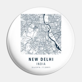 new delhi simple map Pin