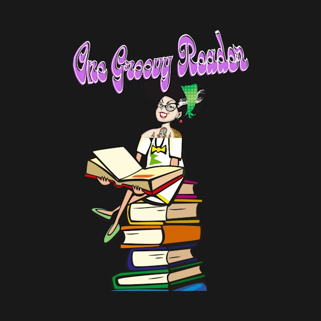 One Groovy Reader by MckinleyArt