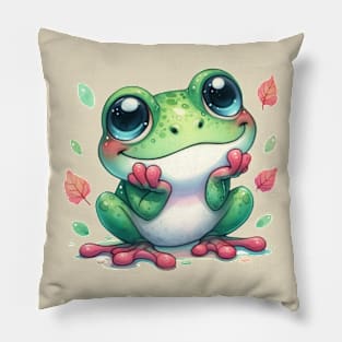 Cute Dreamy Frog Pillow