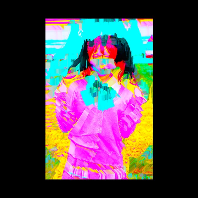 Anime Cosplay Girl Glitch Art 05 by GLITCH.HUB