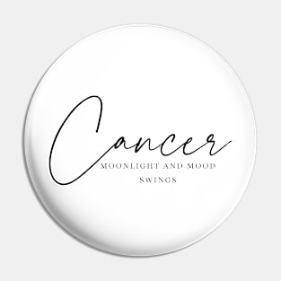 Cancer - Moonlight and Mood Swings | Mystical Zodiac Pin