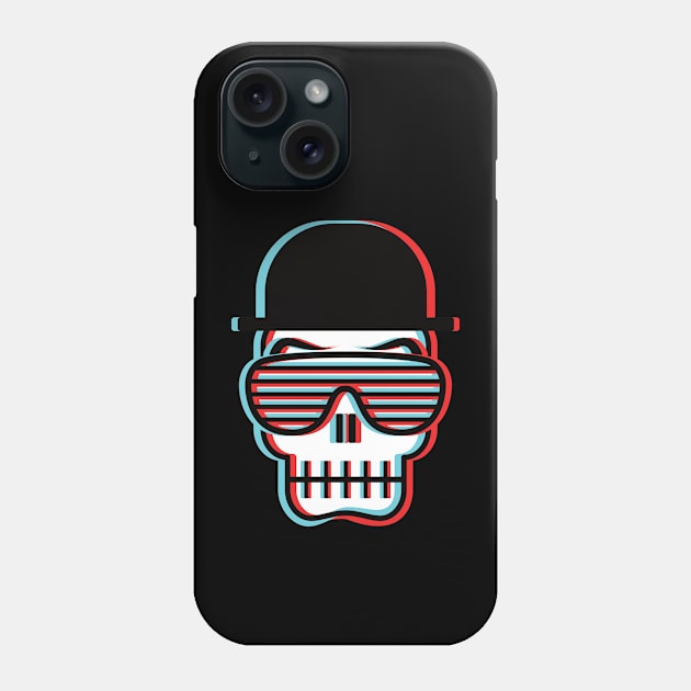 Retro Cool Skull Phone Case by dkdesigns27