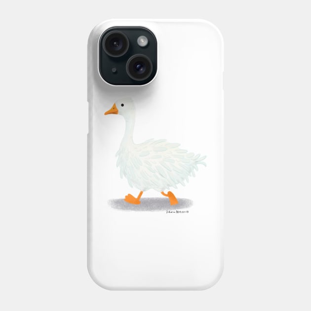 Sebastopol Goose Phone Case by julianamotzko