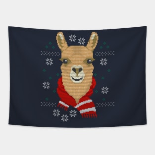 Merry Llama Tapestry