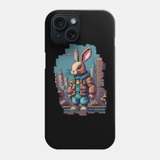 LoFi HopHop Rabbit Pixel Art Phone Case