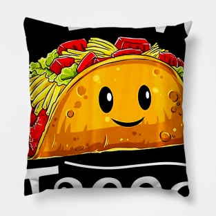 I Love Tacos T shirt Cinco De Mayo Pillow