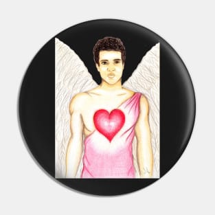 he love of Archangel Chamuel- Light Grey Pin