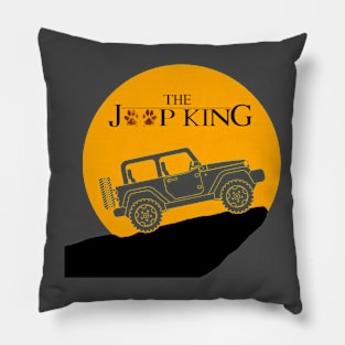 The Jeep King Wrangler T-Shirt Pillow