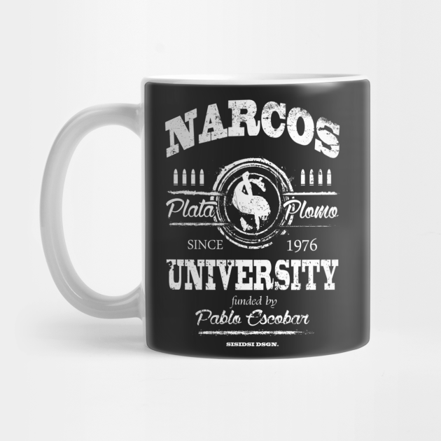 Plata O Plomo Narcos Mug Teepublic Official brujeria track plata o plomo from new album, pocho aztlan, out worldwide via nuclear blast entertainment. plata o plomo by sisidsi