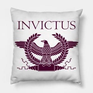 Invictus - Purple Eagle Pillow