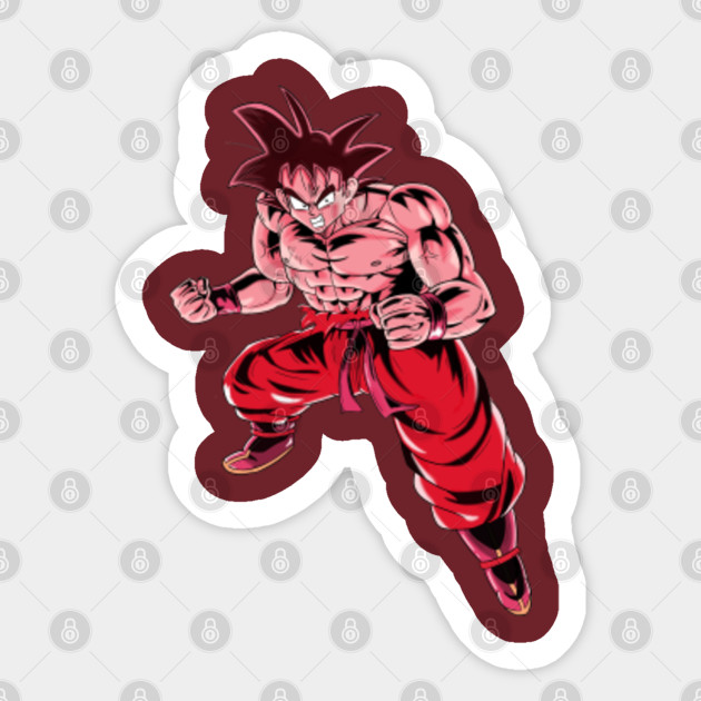 Dragon Ball Z Kaioken Goku Dragon Ball Sticker Teepublic