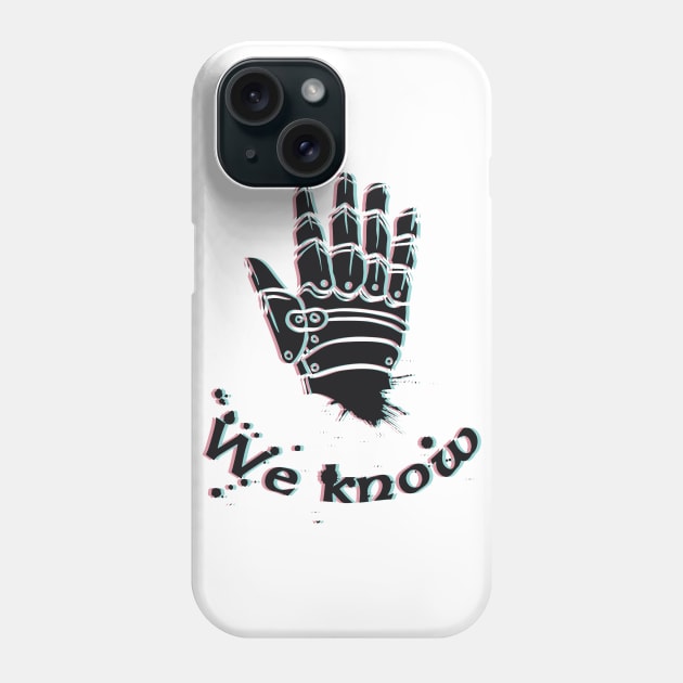 We Know 3D Phone Case by Verboten