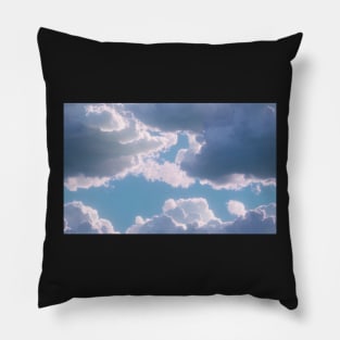 Seamless Cloud Texture Patterns VI Pillow