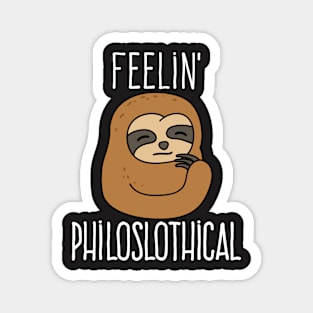 Sloth Shirt - Feelin' Philoslothical Magnet