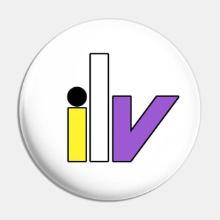 ilv Non-binary Pride Pin