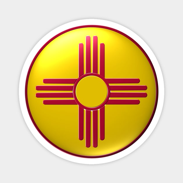 Captain New Mexico Shield Magnet by IORS