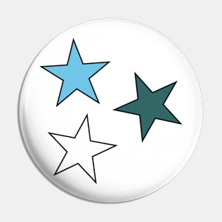 Tulane Star (3-Pack) Sticker Pin