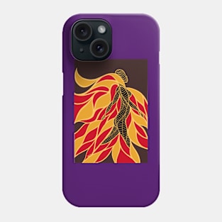 Cloaked In Flower And Flame Phone Case