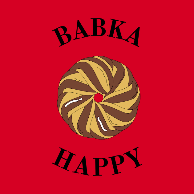 Babka Happy by Scrabble Shirt Bizarre