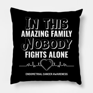 Endometrial Cancer Awareness Pillow