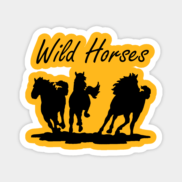 Wild Horses Magnet by jmtaylor