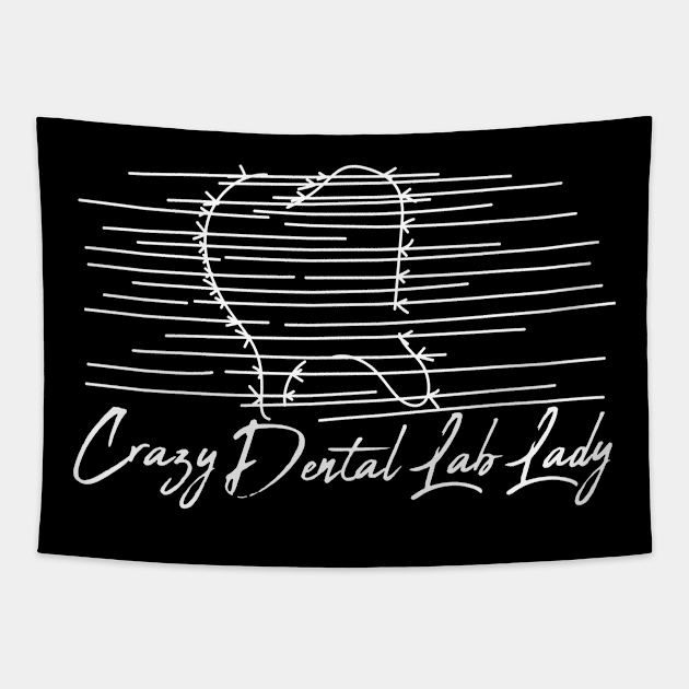 Dental Lab Technician Tapestry by TheBestHumorApparel