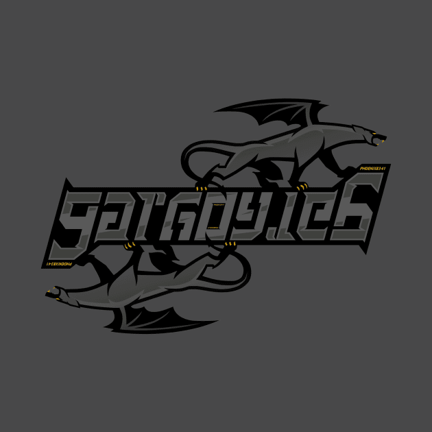 Gargoyles Ambigram by Phoenix8341