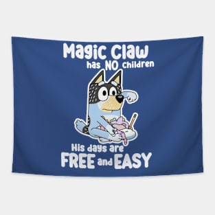 Magic Claw Bluey Tapestry